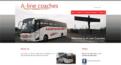 Desktop Screenshot of a-linecoaches.co.uk